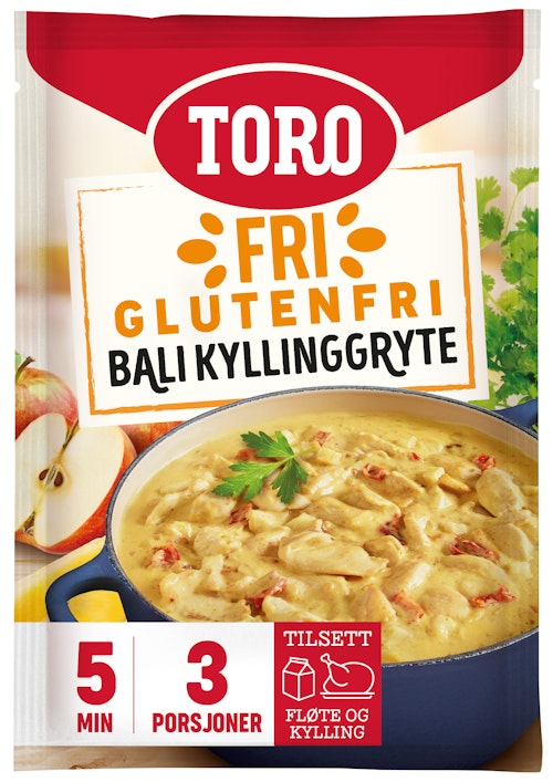 Bilde: © Toro / Oda Toro Fri Bali Gryte Glutenfri, 70 g