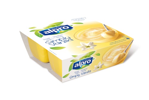 Bilde: © Alpro / Kolonial.no Alpro Soyadessert Vanilje 4x125g, 500 g