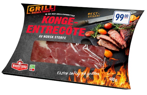 Bilde: © Nordfjord / Kolonial.no Nordfjord Konge Entrecote 400 g