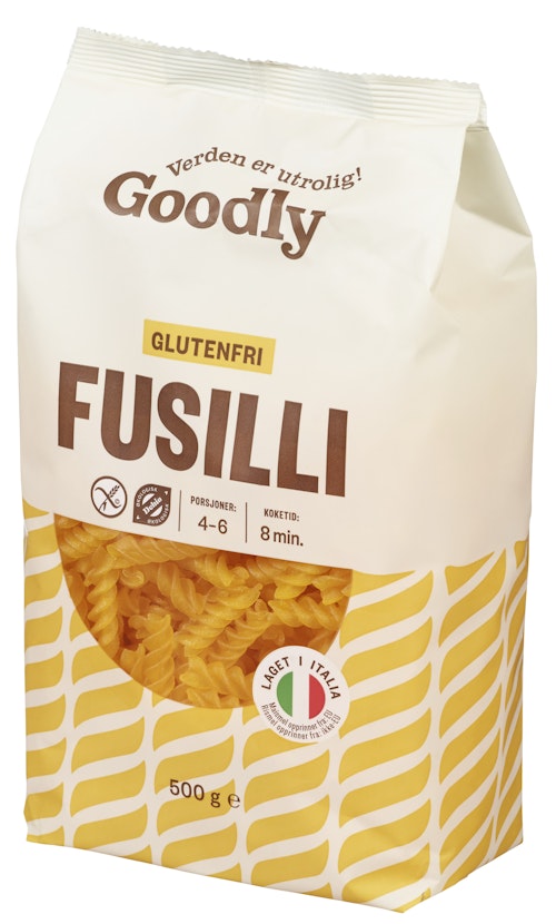 Goodly Fusilli Glutenfri Økologisk, 500 g
