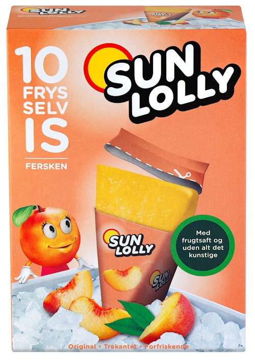 Sun Lolly Peach 10 stk