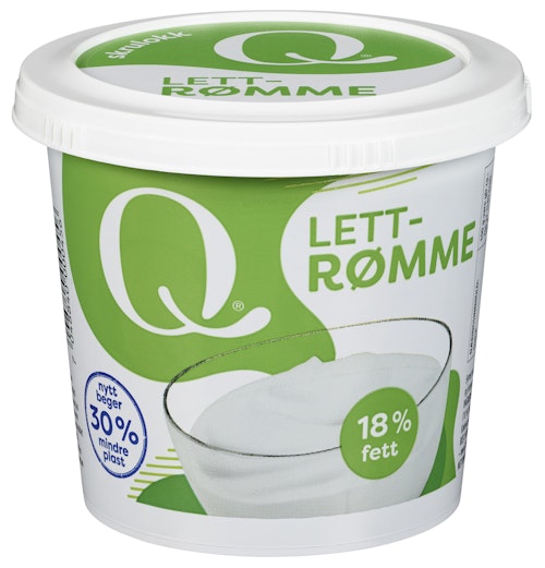 Bilde: © Q-meieriene / Oda Q-meieriene Q-lettrømme 18%