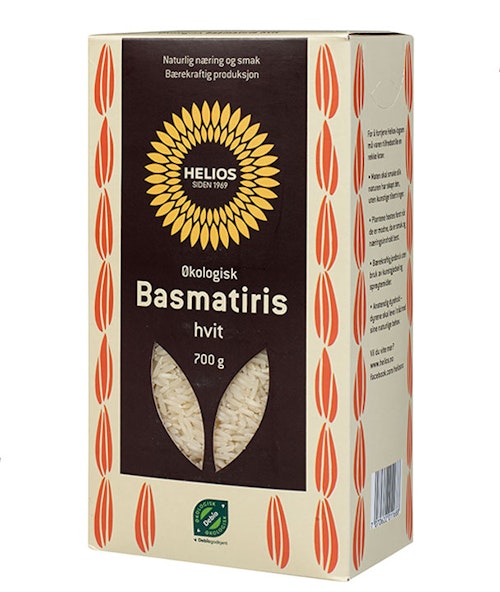 Bilde: © Helios / Kolonial.no Helios Basmatiris Økologisk, 700 g