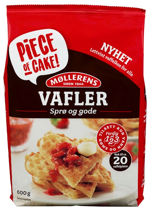 Bilde: © Møllerens / Kolonial.no Møllerens Vafler 600 g