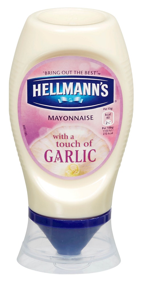 Bilde: © Hellmann's / Oda Hellmann's Hvitløksmajones 250 ml
