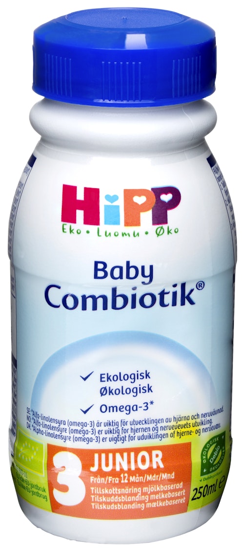 Bilde: © Hipp / Kolonial.no Hipp Combiotik Drikkeklar 3 Fra 12 mnd, 200 ml