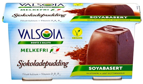 Bilde: © Valsoia / Oda Valsoia Sjokoladepudding Vegansk, 2stk