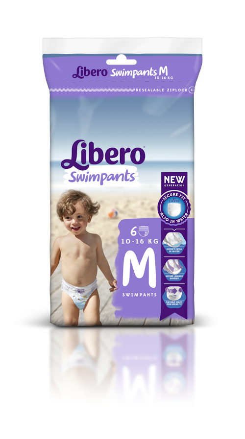 Bilde: © Libero / Oda Libero Libero Swimpants Medium Fra 10-16 kg, 6 stk