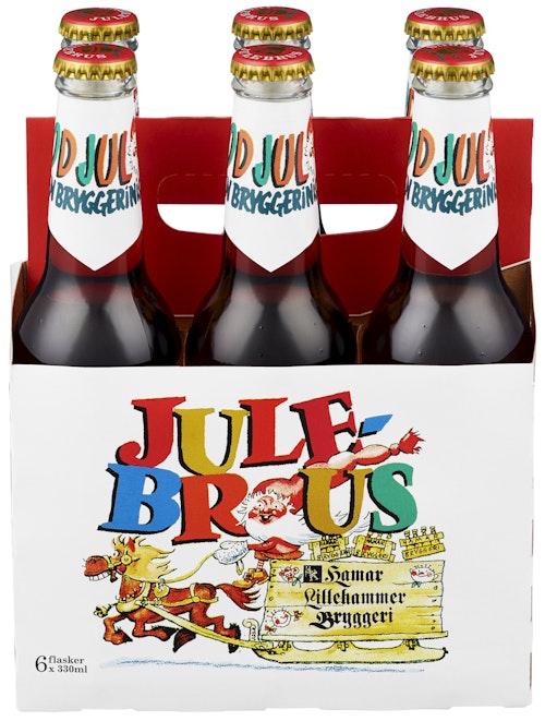 Bilde: © Ringnes / Oda Ringnes Hamar Julebrus 6 x 0,33l, 1,98 l