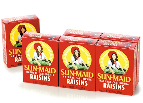 Bilde: © Sun·Maid / Kolonial.no Sun·Maid Rosiner 6 x 42g, 252 g