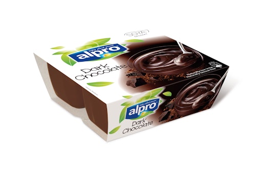Bilde: © Alpro / Oda Alpro Soyadessert Mørk Sjokolade 4x125g, 500 g