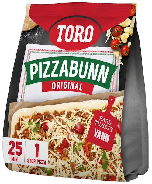 Bilde: © Toro / Oda Toro Pizzabunn Familiepakke