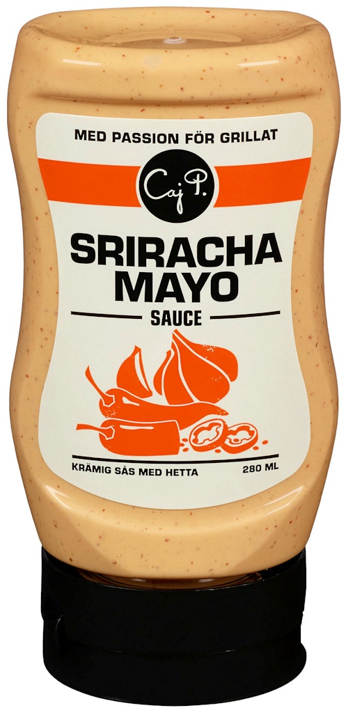 Bilde: © Caj P / Kolonial.no Caj P Sriracha Mayo Sauce 280 g