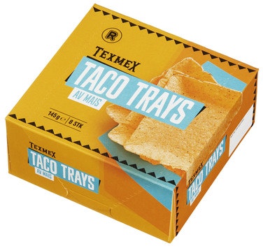 Bilde: © REMA 1000 / Oda REMA 1000 Taco Trays 8 stk, 145 g