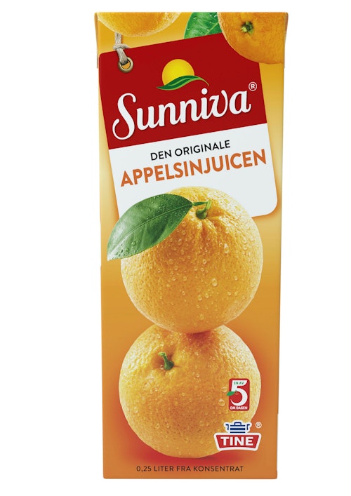 Bilde: © Sunniva / Kolonial.no Sunniva Sunniva Original Appelsinjuice 250 ml