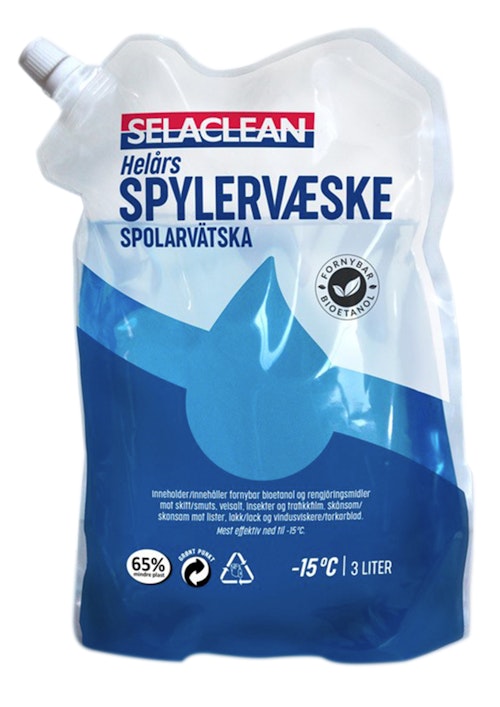 Spylervæske Selaclean 3 l