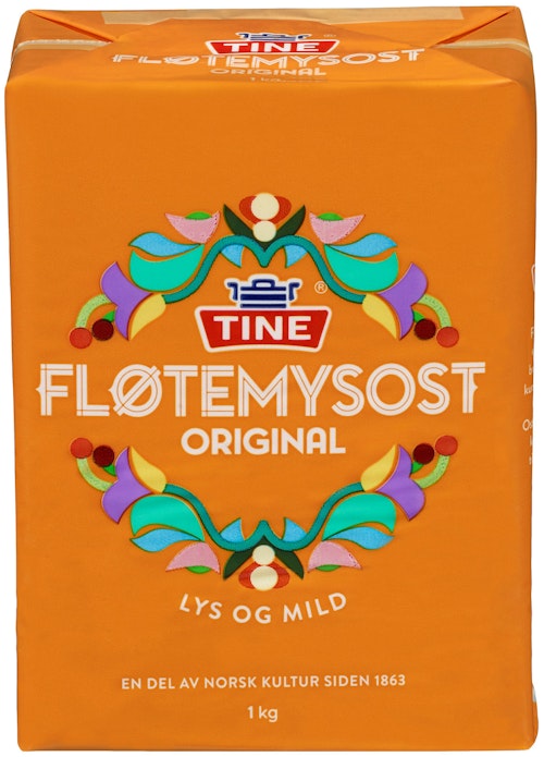 Bilde: © Tine / Oda Tine Fløtemysost 1 kg