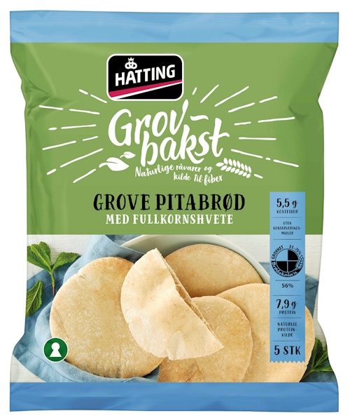 Bilde: © Hatting / Oda Hatting Grove Pitabrød