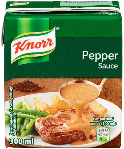 Bilde: © Knorr / Kolonial.no Knorr Pepper Ferdigsaus 300 ml