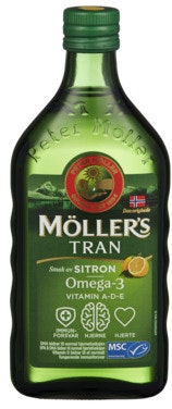 Bilde: © Möller's / Oda Möller's Möller's Tran Sitron 500 ml