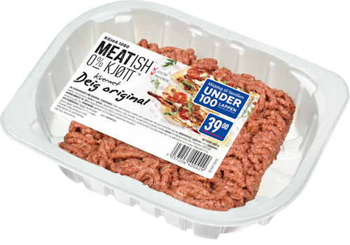 Bilde: © REMA 1000 / Kolonial.no REMA 1000 Meatish Rå Deig 0% Kjøtt, 400 g