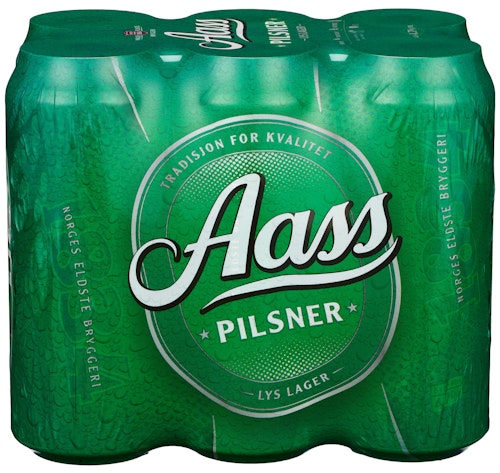 Bilde: © Aass Bryggeri / Oda Aass Bryggeri Aass Pilsner 6 x 0,5l