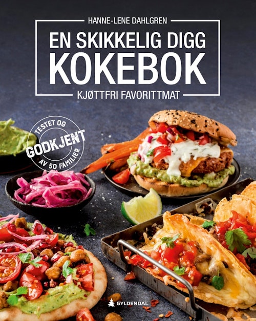 Bilde: © Gyldendal / Kolonial.no Gyldendal En Skikkelig Digg Kokebok Kjøttfri Favorittmat, 1 stk