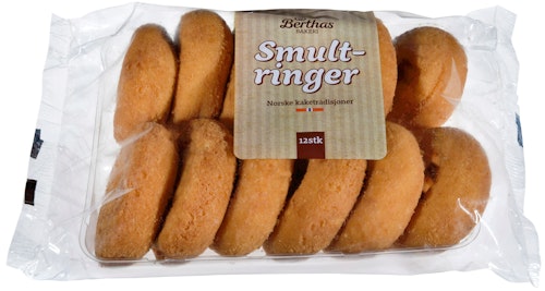 Bilde: © Berthas / Oda Berthas Bakeverket Smultringer 12 stk