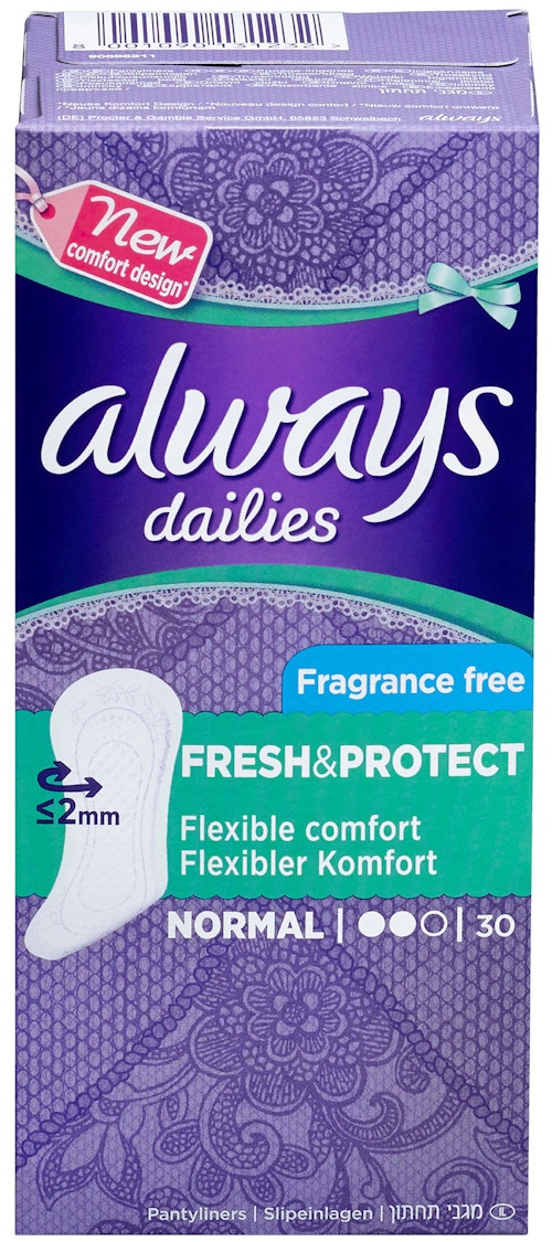 Bilde: © Always / Oda Always Truseinnlegg Normal 30 stk