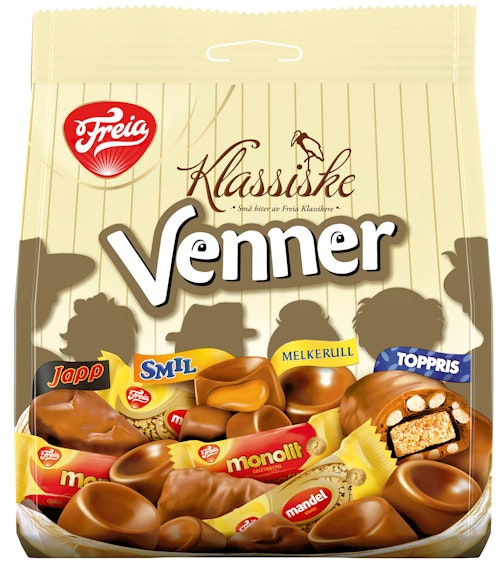 Bilde: © Freia / Kolonial.no Freia Klassiske Venner 240 g