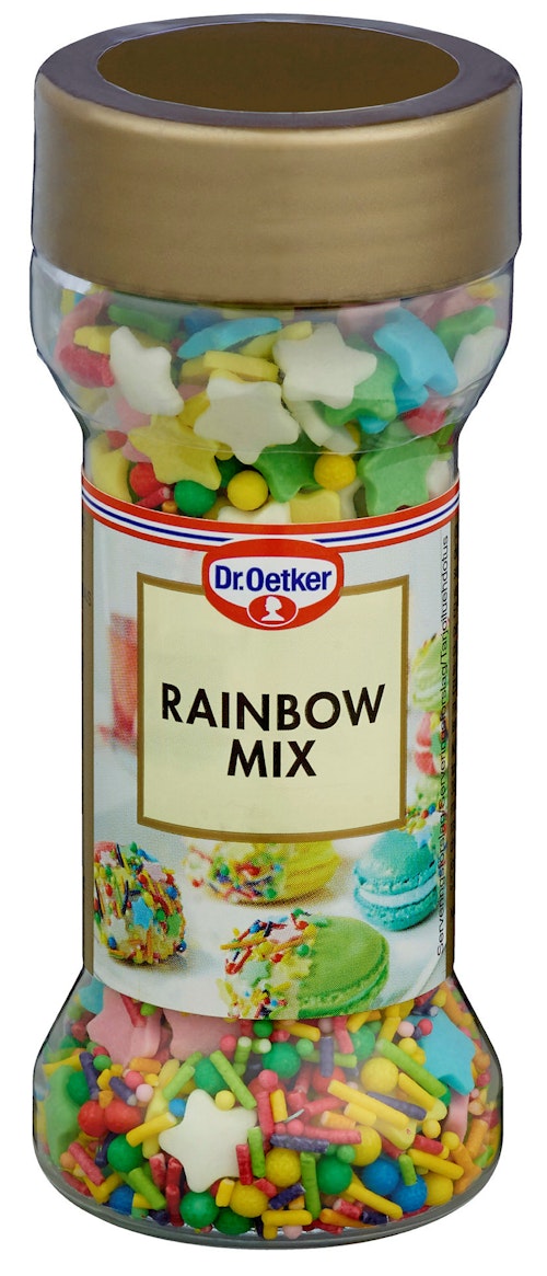 Dr. Oetker Rainbow Mix Strøssel 50 g