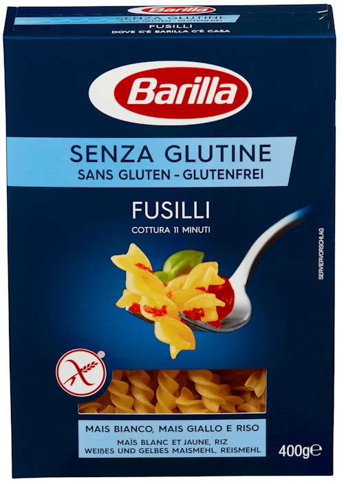 Bilde: © Barilla / Kolonial.no Barilla Fusilli Glutenfri, 400 g