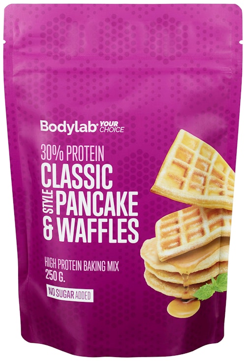 Bilde: © Bodylab / Kolonial.no Bodylab Pannekake & Vaffel Mix Classic, 250 g