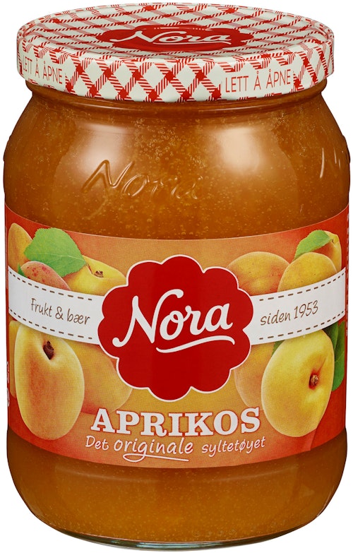 Bilde: © Nora / Kolonial.no Nora Aprikossyltetøy Originale 800 g