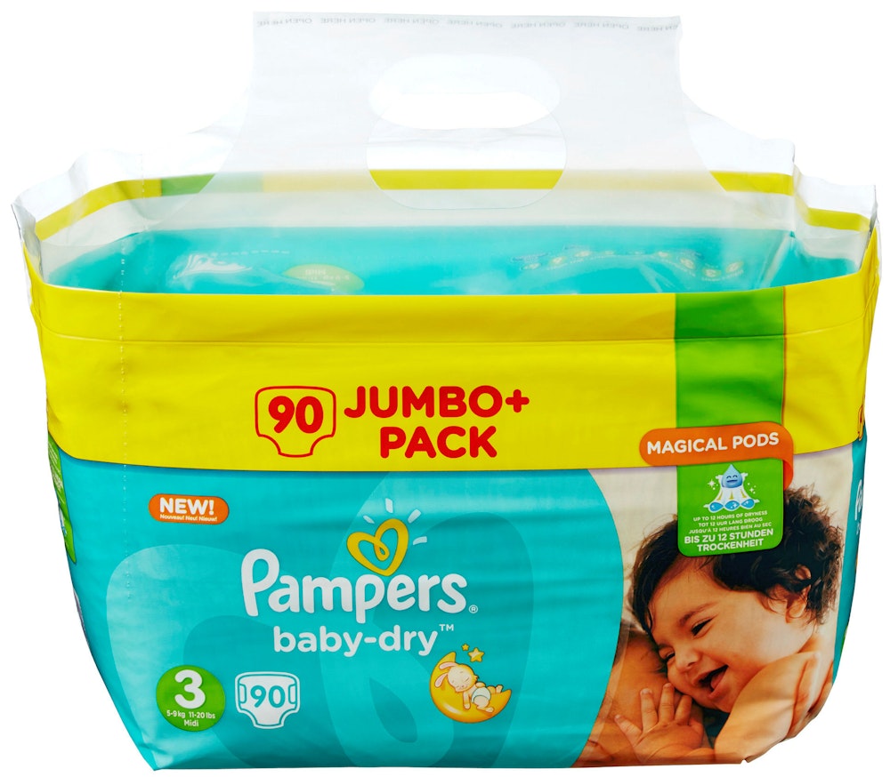 Pampers Bleie Baby Dry Str.3 5-9kg