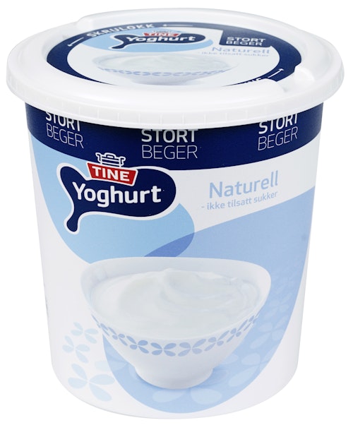Bilde: © Tine / Kolonial.no Tine Yoghurt Naturell 850 g