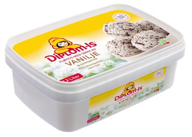 Bilde: © Diplom-Is / Oda Diplom-Is Diplom-Is Vanilje Sjokobiter 1,2 l