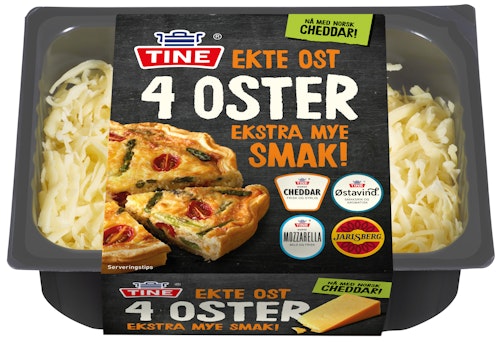Bilde: © Tine / Oda Tine Revet Ost 4 Oster 250 g