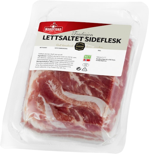 Bilde: © Nordfjord / Oda Nordfjord Lettsaltet Sideflesk