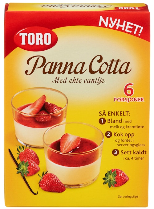 Bilde: © Toro / Kolonial.no Toro Dessert Panna Cotta 84 g