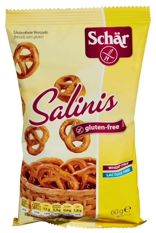 Bilde: © Schär / Kolonial.no Schär Salinis - Salte Kringler Glutenfri, 60 g