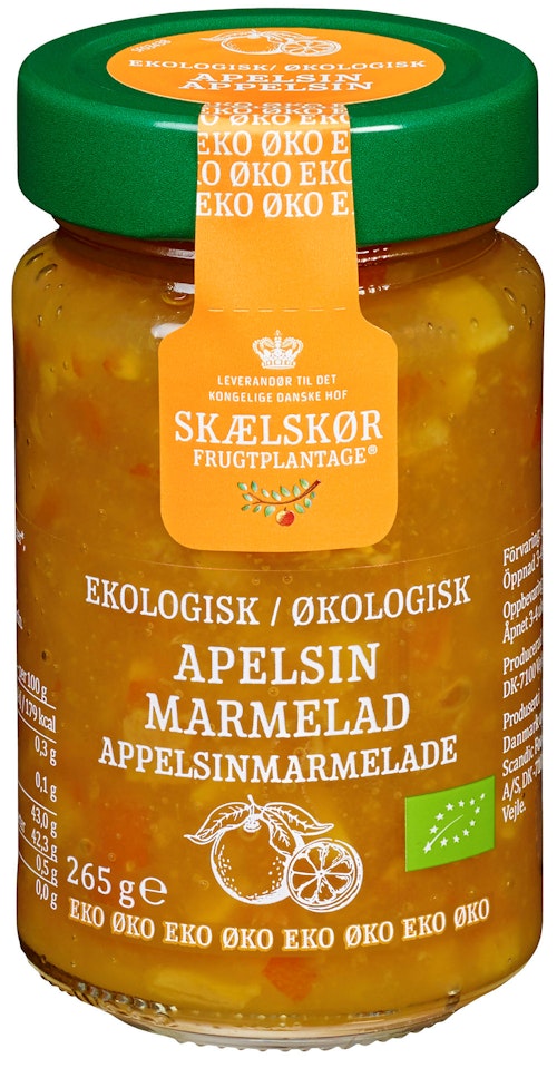 Økologisk Appelsinmarmelade Skælskør, 260 g
