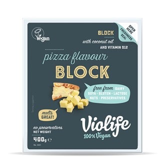 Bilde: © Violife / Kolonial.no Violife Vegetabilsk Pizzaost Original Melkefri, 400 g