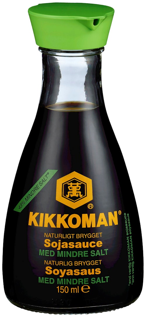 Bilde: © Kikkoman / Oda Kikkoman Soyasaus Mindre Salt 150 ml