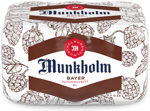 Bilde: © Munkholm / Kolonial.no Munkholm Munkholm Bayer 6 x 0,33, 1,98 l