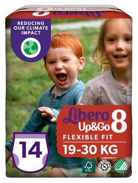 Bilde: © Libero / Oda Libero Libero Up&Go Str.8 19-30kg, 14 stk
