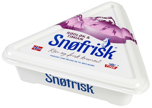 Bilde: © Tine / Kolonial.no Tine Snøfrisk Rødløk & Timian 125 g