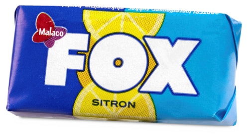 Bilde: © Cloetta / Oda Cloetta Malaco Fox Sitronkaramell 2 biter, 14,5 g