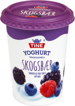 Bilde: © Tine / Kolonial.no Tine Yoghurt Skogsbær 500 g