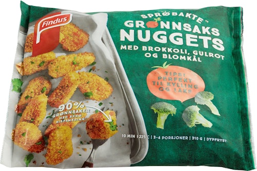 Bilde: © Findus / Oda Findus Grønnsaks Nuggets 310 g